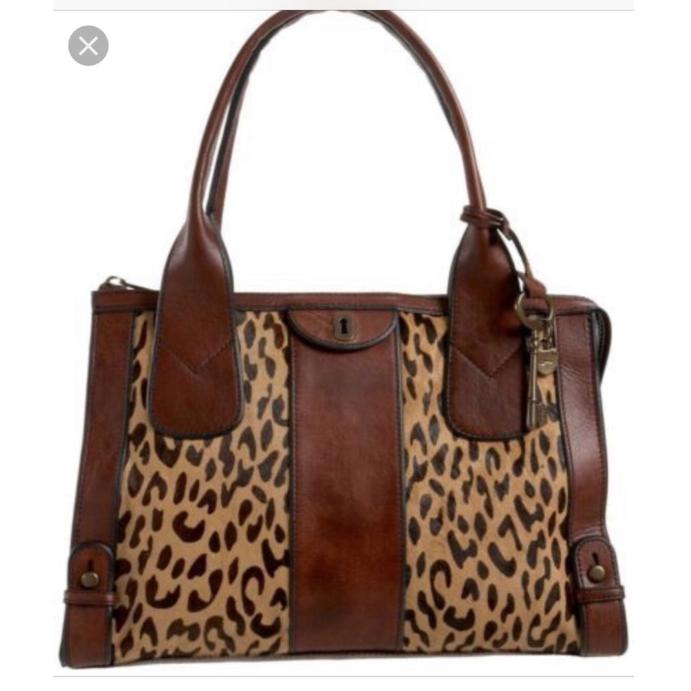 Fossil Vintage Reissue Rustic Cheetah Calf Hair